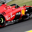 BUDAPEST, HUNGARY - JULY 21: Charles Leclerc of Monaco driving the (16) Ferrari SF-23 on track during practice ahead of the F1 Grand Prix of Hungary at Hungaroring on July 21, 2023 in Budapest, Hungary. (Photo by Peter Fox/Getty Images)