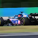 BUDAPEST, HUNGARY - JULY 21: Esteban Ocon of France driving the (31) Alpine F1 A523 Renault on track during practice ahead of the F1 Grand Prix of Hungary at Hungaroring on July 21, 2023 in Budapest, Hungary. (Photo by Mark Thompson/Getty Images)