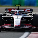 BUDAPEST, HUNGARY - JULY 21: Nico Hulkenberg of Germany driving the (27) Haas F1 VF-23 Ferrari on track during practice ahead of the F1 Grand Prix of Hungary at Hungaroring on July 21, 2023 in Budapest, Hungary. (Photo by Rudy Carezzevoli - Formula 1/Formula 1 via Getty Images)