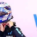 BUDAPEST, HUNGARY - JULY 22: Logan Sargeant of United States and Williams prepares to drive in the garage during final practice ahead of the F1 Grand Prix of Hungary at Hungaroring on July 22, 2023 in Budapest, Hungary. (Photo by Dan Istitene - Formula 1/Formula 1 via Getty Images)