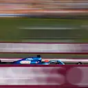 BUDAPEST, HUNGARY - JULY 22: Esteban Ocon of France driving the (31) Alpine F1 A523 Renault on track during qualifying ahead of the F1 Grand Prix of Hungary at Hungaroring on July 22, 2023 in Budapest, Hungary. (Photo by Mark Thompson/Getty Images)