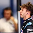 BUDAPEST, HUNGARY - JULY 22: 15th placed qualifier Pierre Gasly of France and Alpine F1 reacts in parc ferme during qualifying ahead of the F1 Grand Prix of Hungary at Hungaroring on July 22, 2023 in Budapest, Hungary. (Photo by Dan Istitene - Formula 1/Formula 1 via Getty Images)
