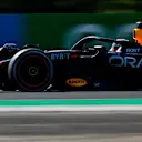 BUDAPEST, HUNGARY - JULY 22: Max Verstappen of Red Bull Racing and The Netherlands  during qualifying ahead of the F1 Grand Prix of Hungary at Hungaroring on July 22, 2023 in Budapest, Hungary. (Photo by Peter Fox/Getty Images)