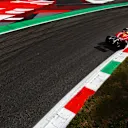 MONZA, ITALY - SEPTEMBER 01: Charles Leclerc of Monaco driving the (16) Ferrari SF-23 on track during practice ahead of the F1 Grand Prix of Italy at Autodromo Nazionale Monza on September 01, 2023 in Monza, Italy. (Photo by Mark Thompson/Getty Images)
