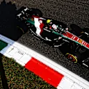 MONZA, ITALY - SEPTEMBER 01: Zhou Guanyu of China driving the (24) Alfa Romeo F1 C43 Ferrari on track during practice ahead of the F1 Grand Prix of Italy at Autodromo Nazionale Monza on September 01, 2023 in Monza, Italy. (Photo by Mark Thompson/Getty Images)