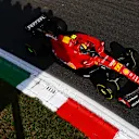 MONZA, ITALY - SEPTEMBER 01: Carlos Sainz of Spain driving (55) the Ferrari SF-23 on track during practice ahead of the F1 Grand Prix of Italy at Autodromo Nazionale Monza on September 01, 2023 in Monza, Italy. (Photo by Mark Thompson/Getty Images)