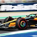 MONZA, ITALY - SEPTEMBER 02: Oscar Piastri of Australia driving the (81) McLaren MCL60 Mercedes on track during final practice ahead of the F1 Grand Prix of Italy at Autodromo Nazionale Monza on September 02, 2023 in Monza, Italy. (Photo by Peter Fox/Getty Images)