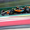 MONZA, ITALY - SEPTEMBER 02: Lando Norris of Great Britain driving the (4) McLaren MCL60 Mercedes on track during qualifying ahead of the F1 Grand Prix of Italy at Autodromo Nazionale Monza on September 02, 2023 in Monza, Italy. (Photo by Peter Fox/Getty Images)