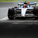 SUZUKA, JAPAN - SEPTEMBER 22: Logan Sargeant of United States driving the (2) Williams FW45 Mercedes on track during practice ahead of the F1 Grand Prix of Japan at Suzuka International Racing Course on September 22, 2023 in Suzuka, Japan. (Photo by Clive Mason/Getty Images)