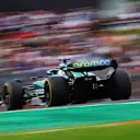 SUZUKA, JAPAN - SEPTEMBER 22: Lance Stroll of Canada driving the (18) Aston Martin AMR23 Mercedes on track during practice ahead of the F1 Grand Prix of Japan at Suzuka International Racing Course on September 22, 2023 in Suzuka, Japan. (Photo by Mark Thompson/Getty Images)