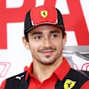 SUZUKA, JAPAN - SEPTEMBER 21: Charles Leclerc of Monaco and Ferrari attends the Drivers Press Conference during previews ahead of the F1 Grand Prix of Japan at Suzuka International Racing Course on September 21, 2023 in Suzuka, Japan. (Photo by Clive Rose/Getty Images)