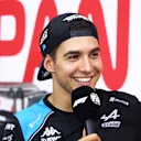 SUZUKA, JAPAN - SEPTEMBER 21: Esteban Ocon of France and Alpine F1 attends the Drivers Press Conference during previews ahead of the F1 Grand Prix of Japan at Suzuka International Racing Course on September 21, 2023 in Suzuka, Japan. (Photo by Clive Rose/Getty Images)