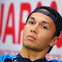 SUZUKA, JAPAN - SEPTEMBER 21: Alexander Albon of Thailand and Williams attends the Drivers Press Conference during previews ahead of the F1 Grand Prix of Japan at Suzuka International Racing Course on September 21, 2023 in Suzuka, Japan. (Photo by Clive Mason/Getty Images)