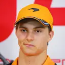 SUZUKA, JAPAN - SEPTEMBER 21: Oscar Piastri of Australia and McLaren attends the Drivers Press Conference during previews ahead of the F1 Grand Prix of Japan at Suzuka International Racing Course on September 21, 2023 in Suzuka, Japan. (Photo by Clive Mason/Getty Images)