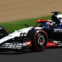 SUZUKA, JAPAN - SEPTEMBER 23: Liam Lawson of New Zealand driving the (40) Scuderia AlphaTauri AT04 on track during final practice ahead of the F1 Grand Prix of Japan at Suzuka International Racing Course on September 23, 2023 in Suzuka, Japan. (Photo by Mark Thompson/Getty Images)