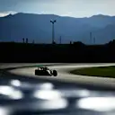 SUZUKA, JAPAN - SEPTEMBER 23: George Russell of Great Britain driving the (63) Mercedes AMG Petronas F1 Team W14 on track during qualifying ahead of the F1 Grand Prix of Japan at Suzuka International Racing Course on September 23, 2023 in Suzuka, Japan. (Photo by Clive Rose/Getty Images)