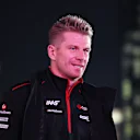 LAS VEGAS, NEVADA - NOVEMBER 16: Nico Hulkenberg of Germany and Haas F1 walks in the Paddock prior