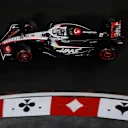 LAS VEGAS, NEVADA - NOVEMBER 17: Kevin Magnussen of Denmark driving the (20) Haas F1 VF-23 Ferrari