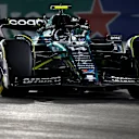 LAS VEGAS, NEVADA - NOVEMBER 17: Fernando Alonso of Spain driving the (14) Aston Martin AMR23