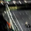 LAS VEGAS, NEVADA - NOVEMBER 17: Valtteri Bottas of Finland driving the (77) Alfa Romeo F1 C43 Ferrari on track during practice ahead of the F1 Grand Prix of Las Vegas at Las Vegas Strip Circuit on November 17, 2023 in Las Vegas, Nevada. (Photo by Clive Mason - Formula 1/Formula 1 via Getty Images)