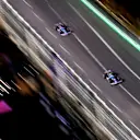 LAS VEGAS, NEVADA - NOVEMBER 17: Pierre Gasly of France driving the (10) Alpine F1 A523 Renault leads Esteban Ocon of France driving the (31) Alpine F1 A523 Renault during final practice ahead of the F1 Grand Prix of Las Vegas at Las Vegas Strip Circuit on November 17, 2023 in Las Vegas, Nevada. (Photo by Chris Graythen - Formula 1/Formula 1 via Getty Images)