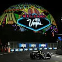 LAS VEGAS, NEVADA - NOVEMBER 17: Lewis Hamilton of Great Britain driving the (44) Mercedes AMG Petronas F1 Team W14 on track during final practice ahead of the F1 Grand Prix of Las Vegas at Las Vegas Strip Circuit on November 17, 2023 in Las Vegas, Nevada. (Photo by Clive Mason - Formula 1/Formula 1 via Getty Images)