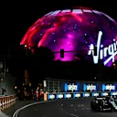 LAS VEGAS, NEVADA - NOVEMBER 17: Lance Stroll of Canada driving the (18) Aston Martin AMR23 Mercedes on track during final practice ahead of the F1 Grand Prix of Las Vegas at Las Vegas Strip Circuit on November 17, 2023 in Las Vegas, Nevada. (Photo by Clive Mason - Formula 1/Formula 1 via Getty Images)