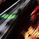 LAS VEGAS, NEVADA - NOVEMBER 17: Nico Hulkenberg of Germany driving the (27) Haas F1 VF-23 Ferrari on track as seen from the McLaren VISTA during final practice ahead of the F1 Grand Prix of Las Vegas at Las Vegas Strip Circuit on November 17, 2023 in Las Vegas, Nevada. (Photo by Rudy Carezzevoli - Formula 1/Formula 1 via Getty Images)