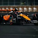 LAS VEGAS, NEVADA - NOVEMBER 18: Oscar Piastri of Australia driving the (81) McLaren MCL60 Mercedes on track during qualifying ahead of the F1 Grand Prix of Las Vegas at Las Vegas Strip Circuit on November 18, 2023 in Las Vegas, Nevada. (Photo by Chris Graythen/Getty Images)