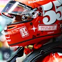 LAS VEGAS, NEVADA - NOVEMBER 18: Second placed Carlos Sainz of Spain and Ferrari looks on in parc ferme after qualifying ahead of the F1 Grand Prix of Las Vegas at Las Vegas Strip Circuit on November 18, 2023 in Las Vegas, Nevada. (Photo by Mark Thompson/Getty Images)