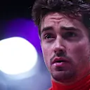 LAS VEGAS, NEVADA - NOVEMBER 18: Pole position qualifier Charles Leclerc of Monaco and Ferrari looks on in parc ferme during qualifying ahead of the F1 Grand Prix of Las Vegas at Las Vegas Strip Circuit on November 18, 2023 in Las Vegas, Nevada. (Photo by Mario Renzi - Formula 1/Formula 1 via Getty Images)