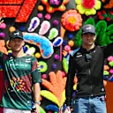 MEXICO CITY, MEXICO - OCTOBER 29: Pierre Gasly of France and Alpine F1 and Esteban Ocon of France and Alpine F1 wave to the crowd on the drivers parade prior to the F1 Grand Prix of Mexico at Autodromo Hermanos Rodriguez on October 29, 2023 in Mexico City, Mexico. (Photo by Clive Mason - Formula 1/Formula 1 via Getty Images)
