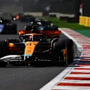 MEXICO CITY, MEXICO - OCTOBER 29: Oscar Piastri of Australia driving the (81) McLaren MCL60 Mercedes on track during the F1 Grand Prix of Mexico at Autodromo Hermanos Rodriguez on October 29, 2023 in Mexico City, Mexico. (Photo by Mark Thompson/Getty Images)