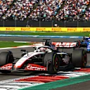 MEXICO CITY, MEXICO - OCTOBER 29: Kevin Magnussen of Denmark driving the (20) Haas F1 VF-23 Ferrari on track during the F1 Grand Prix of Mexico at Autodromo Hermanos Rodriguez on October 29, 2023 in Mexico City, Mexico. (Photo by Mark Thompson/Getty Images)