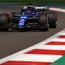 MEXICO CITY, MEXICO - OCTOBER 27: Alexander Albon of Thailand driving the (23) Williams FW45 Mercedes on track  during practice ahead of the F1 Grand Prix of Mexico at Autodromo Hermanos Rodriguez on October 27, 2023 in Mexico City, Mexico. (Photo by Jared C. Tilton/Getty Images)