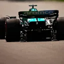 MEXICO CITY, MEXICO - OCTOBER 27: Lance Stroll of Canada driving the (18) Aston Martin AMR23 Mercedes on track  during practice ahead of the F1 Grand Prix of Mexico at Autodromo Hermanos Rodriguez on October 27, 2023 in Mexico City, Mexico. (Photo by Jared C. Tilton/Getty Images)