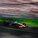 MEXICO CITY, MEXICO - OCTOBER 27: Nico Hulkenberg of Germany driving the (27) Haas F1 VF-23 Ferrari on track during practice ahead of the F1 Grand Prix of Mexico at Autodromo Hermanos Rodriguez on October 27, 2023 in Mexico City, Mexico. (Photo by Clive Mason - Formula 1/Formula 1 via Getty Images)