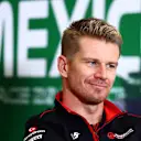 MEXICO CITY, MEXICO - OCTOBER 26: Nico Hulkenberg of Germany and Haas F1 attends the Drivers Press Conference during previews ahead of the F1 Grand Prix of Mexico at Autodromo Hermanos Rodriguez on October 26, 2023 in Mexico City, Mexico. (Photo by Dan Istitene/Getty Images)