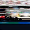 MEXICO CITY, MEXICO - OCTOBER 28: Zhou Guanyu of China driving the (24) Alfa Romeo F1 C43 Ferrari in the Pitlane during qualifying ahead of the F1 Grand Prix of Mexico at Autodromo Hermanos Rodriguez on October 28, 2023 in Mexico City, Mexico. (Photo by Mark Thompson/Getty Images)