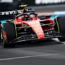 MIAMI, FLORIDA - MAY 07: Carlos Sainz of Spain driving (55) the Ferrari SF-23 on track during the F1 Grand Prix of Miami at Miami International Autodrome on May 07, 2023 in Miami, Florida. (Photo by Mark Thompson/Getty Images)