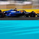 MIAMI, FLORIDA - MAY 05: Logan Sargeant of United States driving the (2) Williams FW45 Mercedes on track during practice ahead of the F1 Grand Prix of Miami at Miami International Autodrome on May 05, 2023 in Miami, Florida. (Photo by Chris Graythen/Getty Images)