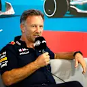 MIAMI, FLORIDA - MAY 05: Red Bull Racing Team Principal Christian Horner attends the Team Principals Press Conference during practice ahead of the F1 Grand Prix of Miami at Miami International Autodrome on May 05, 2023 in Miami, Florida. (Photo by Jared C. Tilton/Getty Images)