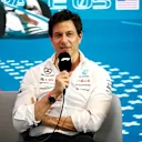 MIAMI, FLORIDA - MAY 05: Mercedes GP Executive Director Toto Wolff attends the Team Principals Press Conference during practice ahead of the F1 Grand Prix of Miami at Miami International Autodrome on May 05, 2023 in Miami, Florida. (Photo by Jared C. Tilton/Getty Images)
