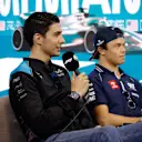 MIAMI, FLORIDA - MAY 04: Esteban Ocon of France and Alpine F1 talks in the Drivers Press Conference during previews ahead of the F1 Grand Prix of Miami at Miami International Autodrome on May 04, 2023 in Miami, Florida. (Photo by Jared C. Tilton/Getty Images)