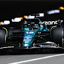 MONTE-CARLO, MONACO - MAY 26: Lance Stroll of Canada driving the (18) Aston Martin AMR23 Mercedes on track during practice ahead of the F1 Grand Prix of Monaco at Circuit de Monaco on May 26, 2023 in Monte-Carlo, Monaco. (Photo by Mark Thompson/Getty Images)