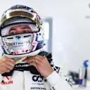 MONTE-CARLO, MONACO - MAY 26: Nyck de Vries of Netherlands and Scuderia AlphaTauri prepares to drive in the garage during practice ahead of the F1 Grand Prix of Monaco at Circuit de Monaco on May 26, 2023 in Monte-Carlo, Monaco. (Photo by Peter Fox/Getty Images)