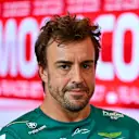 MONTE-CARLO, MONACO - MAY 25: Fernando Alonso of Spain and Aston Martin F1 Team attends the Drivers Press Conference during previews ahead of the F1 Grand Prix of Monaco at Circuit de Monaco on May 25, 2023 in Monte-Carlo, Monaco. (Photo by Dan Mullan/Getty Images)