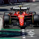 MONTE-CARLO, MONACO - MAY 27: Carlos Sainz of Spain driving (55) the Ferrari SF-23 on track during final practice ahead of the F1 Grand Prix of Monaco at Circuit de Monaco on May 27, 2023 in Monte-Carlo, Monaco. (Photo by Mark Thompson/Getty Images)
