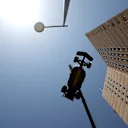 MONTE-CARLO, MONACO - MAY 27: The car of Lewis Hamilton of Great Britain and Mercedes is lifted on a crane after he crashed during final practice ahead of the F1 Grand Prix of Monaco at Circuit de Monaco on May 27, 2023 in Monte-Carlo, Monaco. (Photo by Bryn Lennon - Formula 1/Formula 1 via Getty Images)