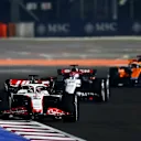 LUSAIL CITY, QATAR - OCTOBER 08: Kevin Magnussen of Denmark driving the (20) Haas F1 VF-23 Ferrari on track during the F1 Grand Prix of Qatar at Lusail International Circuit on October 08, 2023 in Lusail City, Qatar. (Photo by Clive Rose/Getty Images)